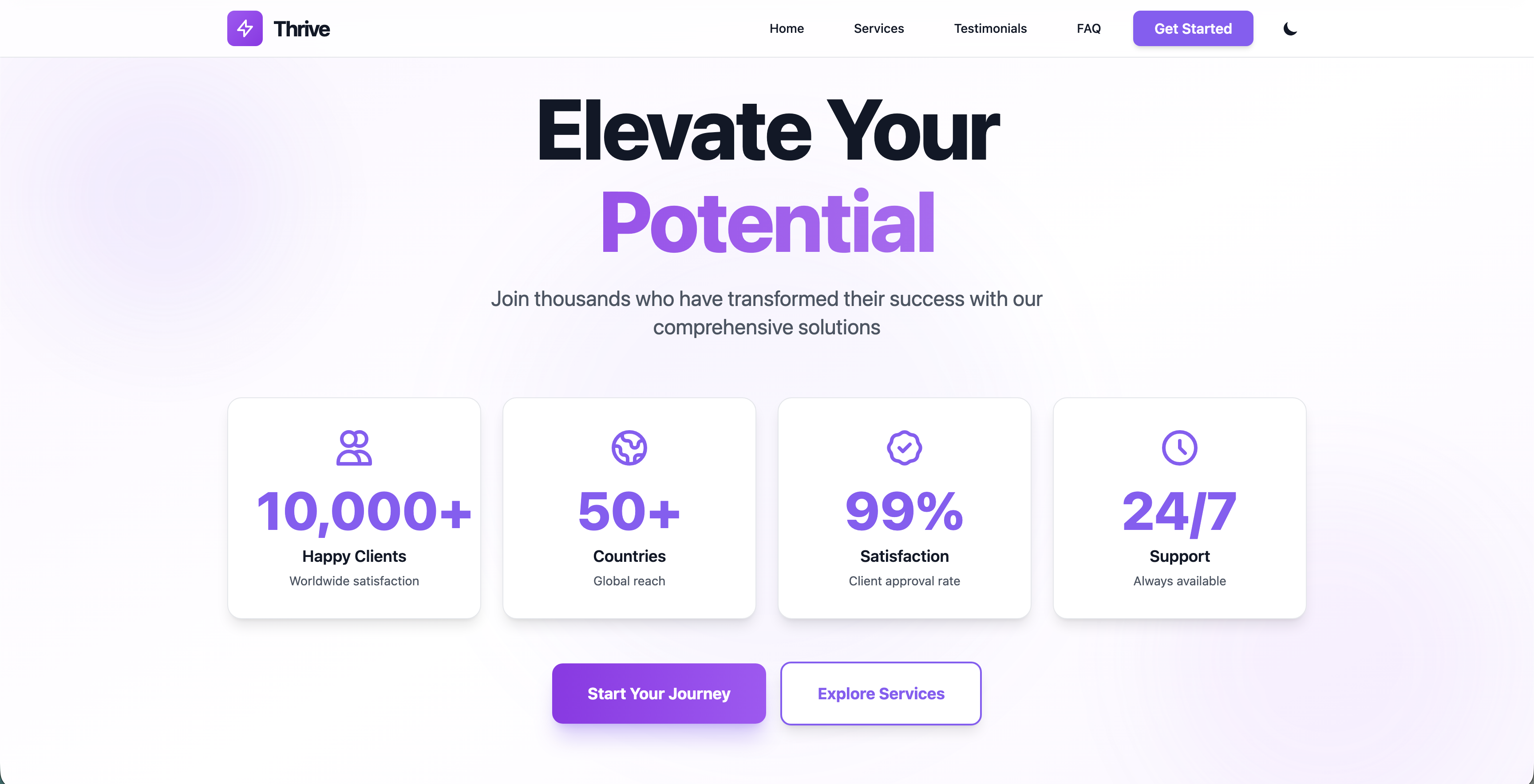 Thrive Template Screenshot 2